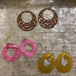 Lot of 3 earrings